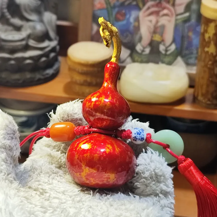 非遗传承·大漆葫芦 非一物一图同款发货多种颜色可挑选