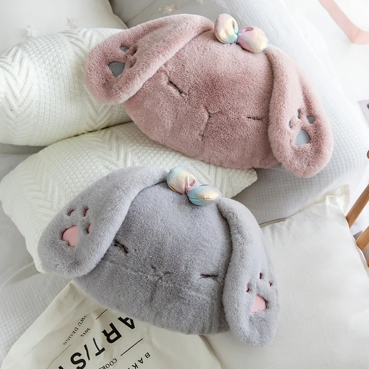 热水袋充电款防爆暖手袋毛绒暖敷肚热敷腰可拆洗暖手宝暖床被窝