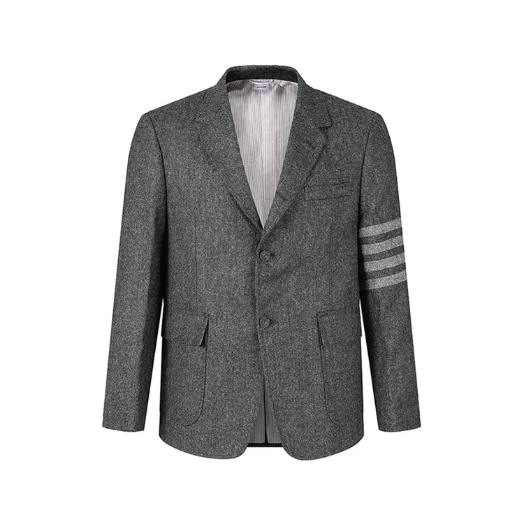 未使用 THOMBROWNE 男士4条纹单排扣西装西服外套 MJU560A 05385