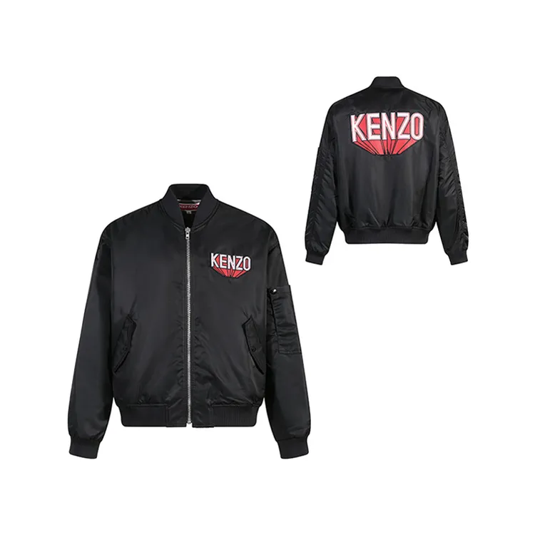 未使用 KENZO/肯佐 男士短款夹棉夹克外套 FD6 5BL127 9OC