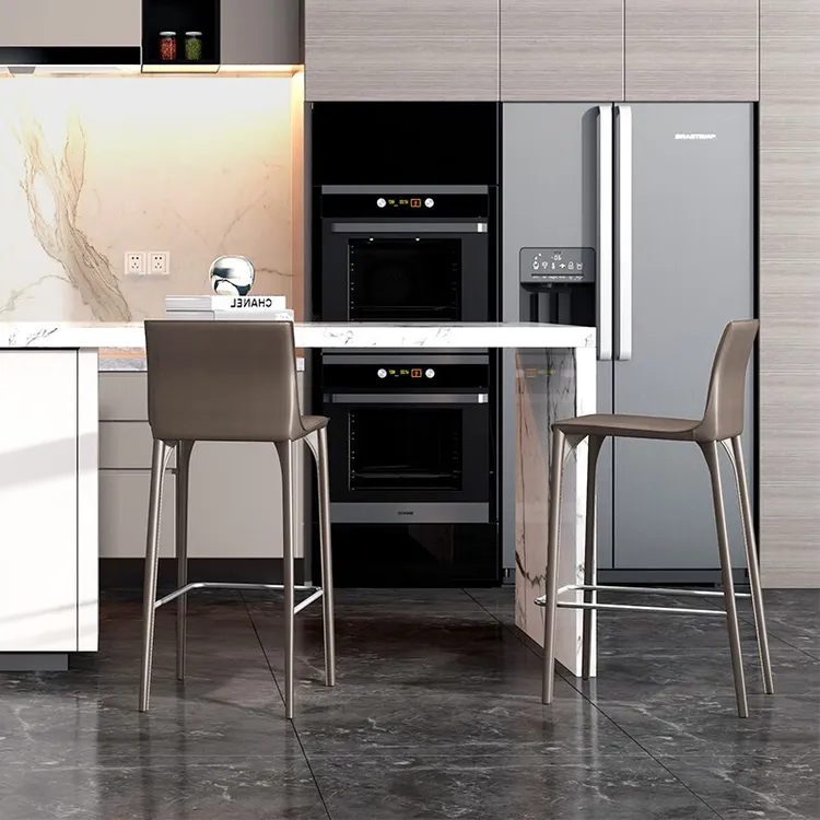 立吾 高端吧台椅 高脚凳家用 酒吧椅子 前台椅子 708