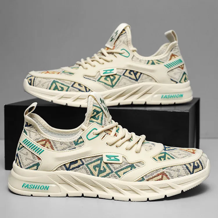 断码捡漏男鞋透气薄款跑步防滑软底运动鞋青少年潮流百搭休闲潮鞋