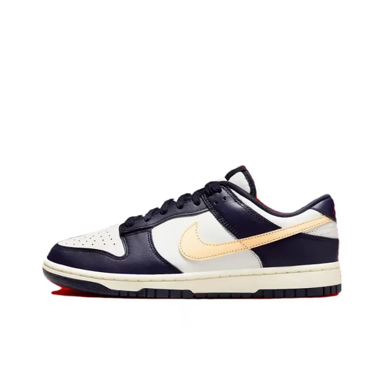 NIKE/耐克Dunk Low 皮革 防滑耐磨 低帮 板鞋男款蓝 +FV8106-181 