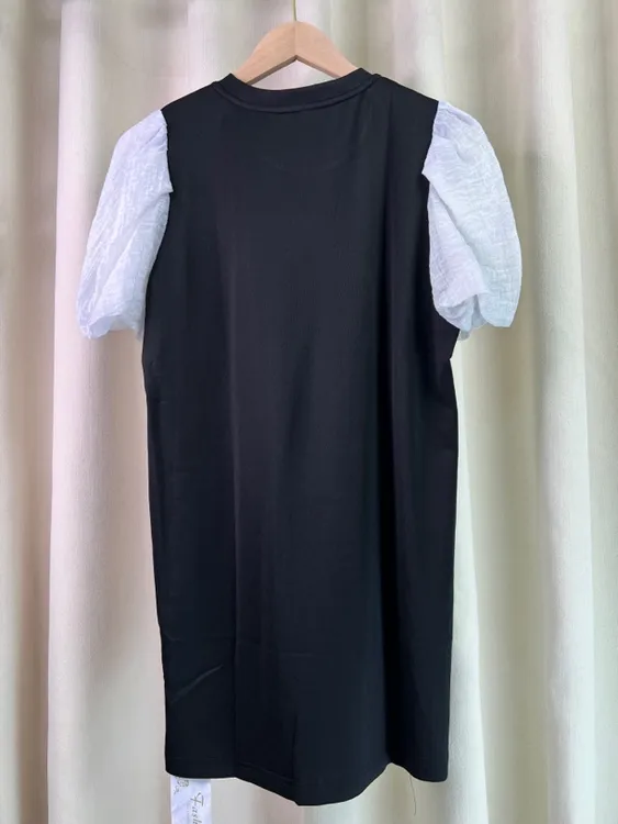 2270品牌撤柜女装时尚拼接休闲气质连衣裙