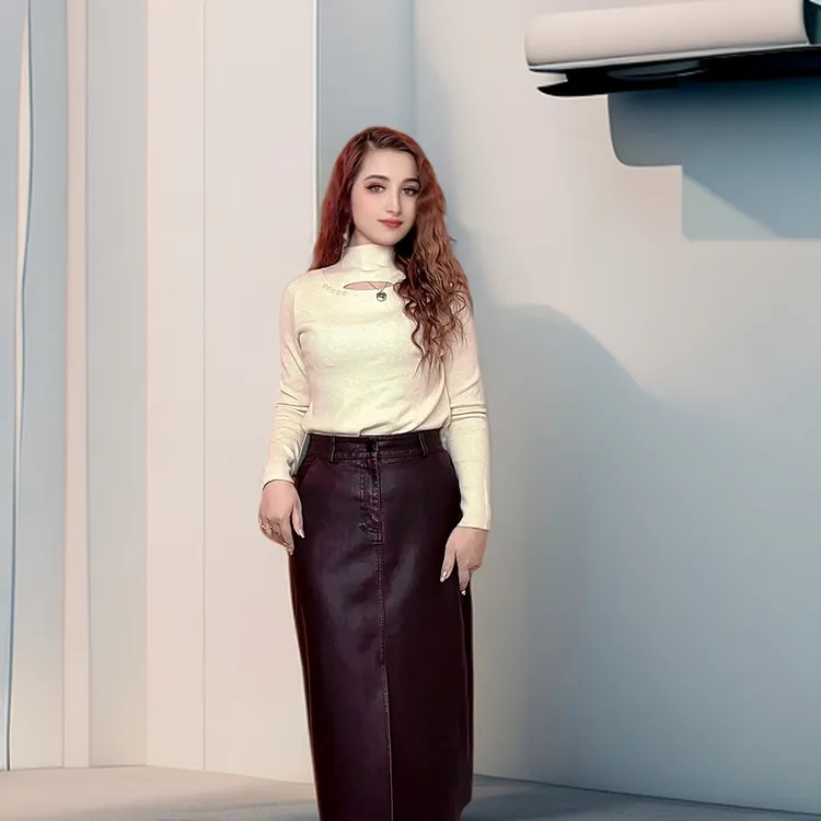 【古丽专属皮裙2250】pu皮裙半身裙女秋冬季中长款开叉包臀裙子