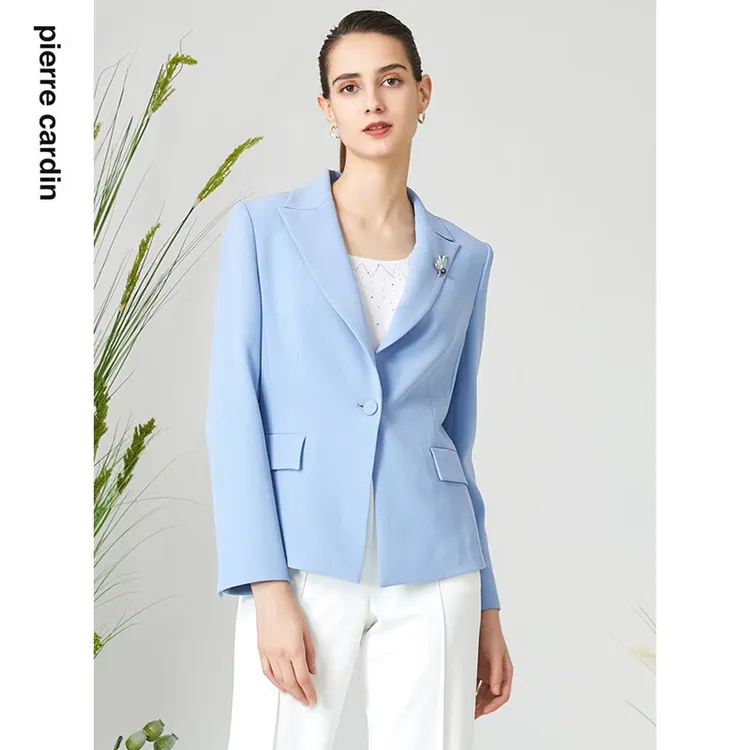 [皮尔卡丹女装]专柜正品春季知性优雅淑女修身西服