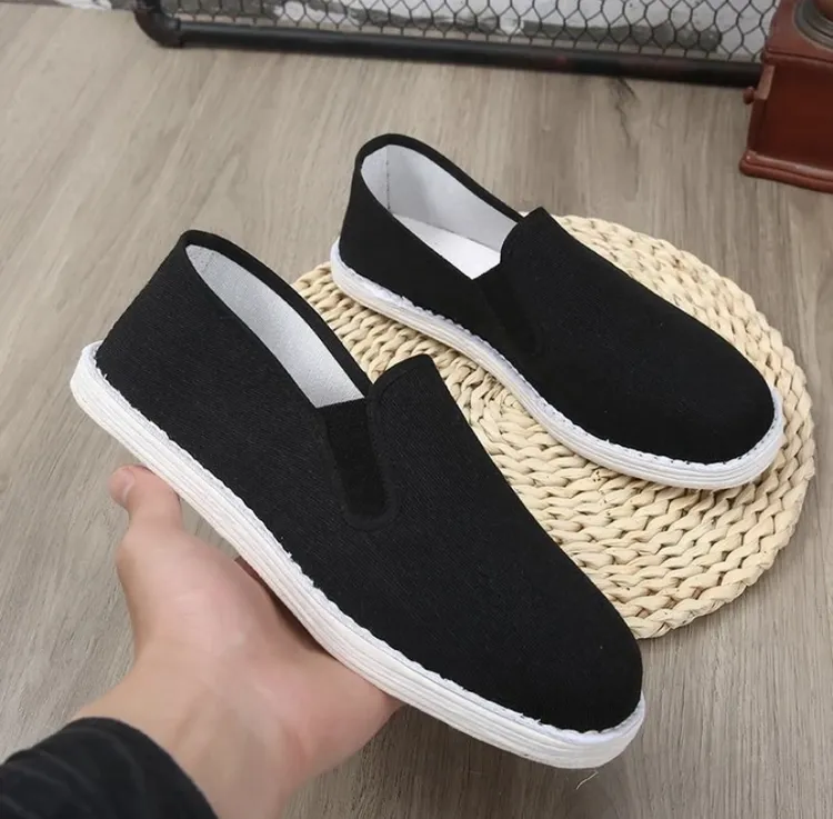 春夏秋老北京工艺布鞋软底软面防滑耐磨舒适休闲养脚爸爸鞋开车鞋