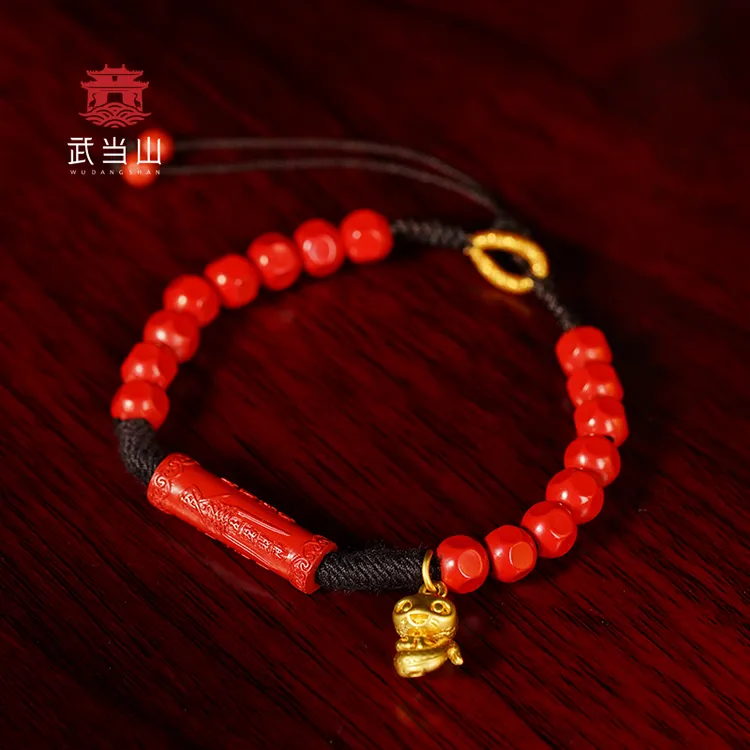 非金属锦纶手链 五路财神  开运 贵人 蛇年手绳