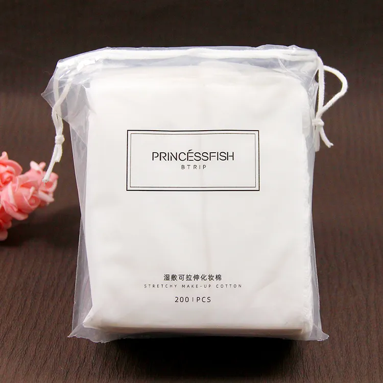 公主鱼妆前湿敷化妆棉柔软舒适清洁肌肤棉片干湿两用不掉毛学生党