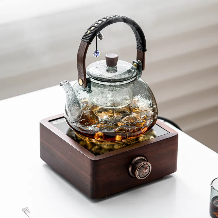 煌山煮茶电陶炉煮茶套装炉耐高温烧水壶家用养生壶蒸煮一体花茶壶