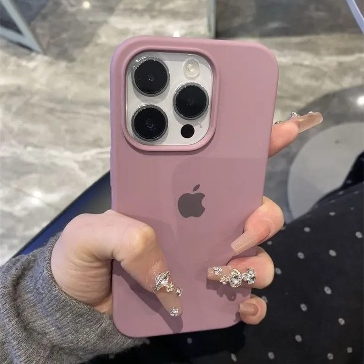 黑加仑适用iPhone16pro手机壳苹果15promax保护套14/13液态硅胶12