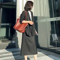 ZZ·DANGDANG【通勤时尚】丝毛斜纹休闲时尚平驳领西装21924033