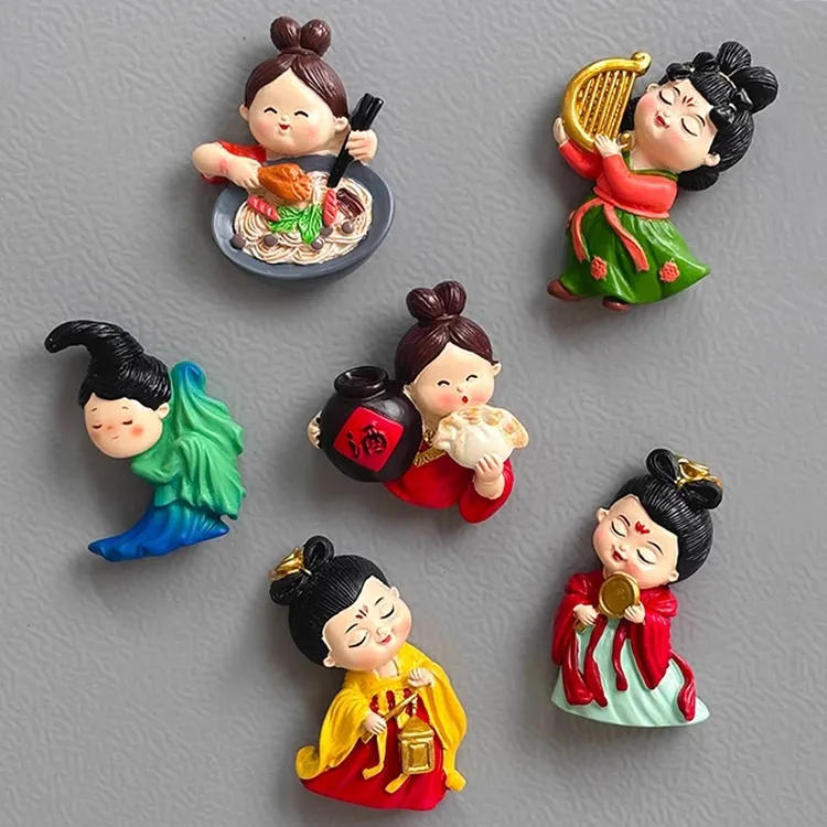 河南洛阳旅游冰箱贴2024新款创意磁性伴手礼郑州纪念品文创装饰品