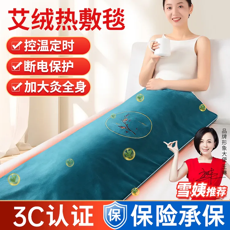 多功能暖全身电加热控温艾灸南都艾草圣草艾绒热敷毯家用加大臻品