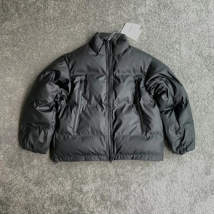 冬季黑色pu皮棉服男款宽松立领时尚休闲简约保暖加厚短款棉衣外套