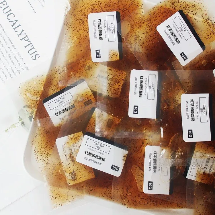 暗沉熬夜肌/红茶面膜美肤白提亮肤色去暗黄补水保湿收缩毛孔紧致