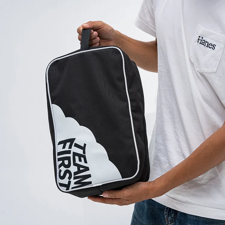 球鞋游泳收纳包撞色收纳鞋子袋子防水潮户外手提拎袋露营便携登山