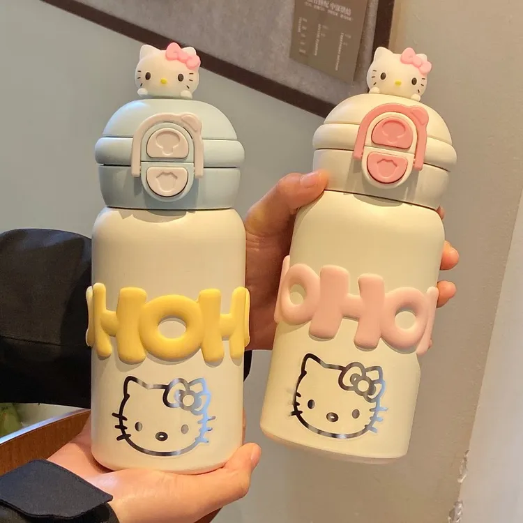 ins可爱便携新款保温杯女生高颜值创意防摔少女心韩版潮流时尚