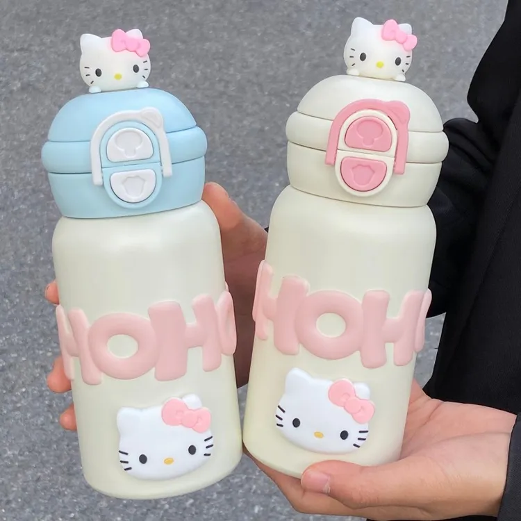 女生保温杯316公主杯网红简约学生少女心弹跳创意高颜值热销款