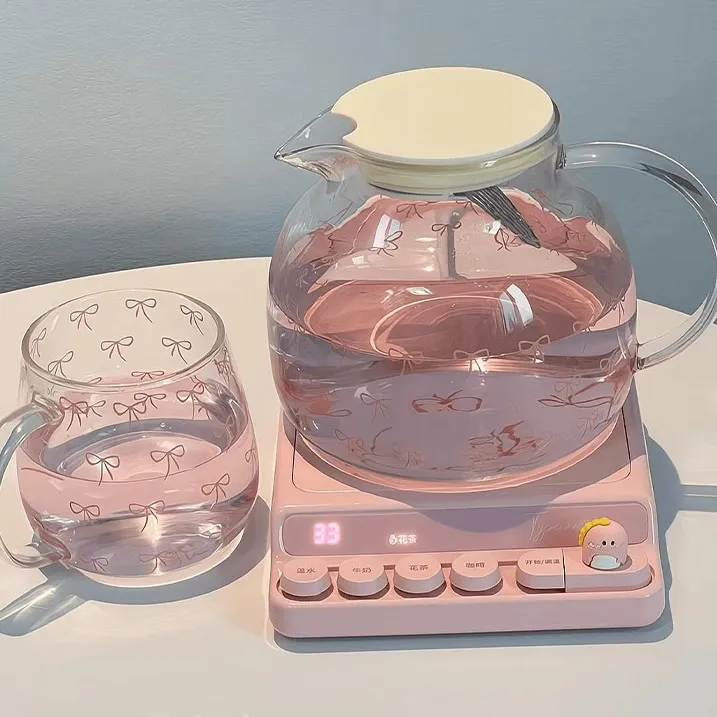 可爱卡通牛奶加热杯垫快速暖杯杯办公桌面智能恒温杯垫水壶少女心