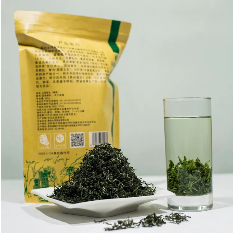 绿茶 明前茶 新茶 贵州茶 石阡苔茶 高山茶 袋装茶 鲜爽青茶
