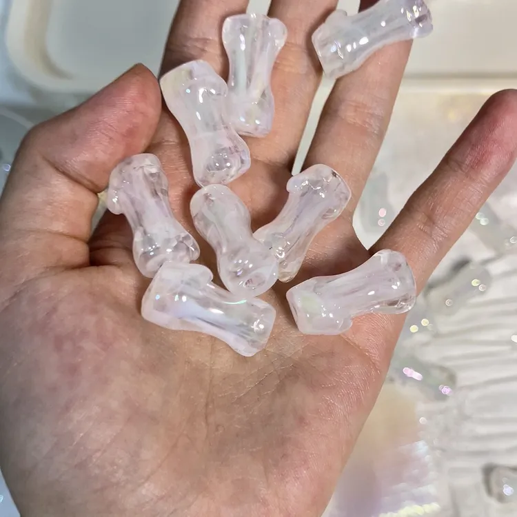 【新中式云雾竹节珠子散珠】diy下单手工串珠，亚克力珠子，手链串珠