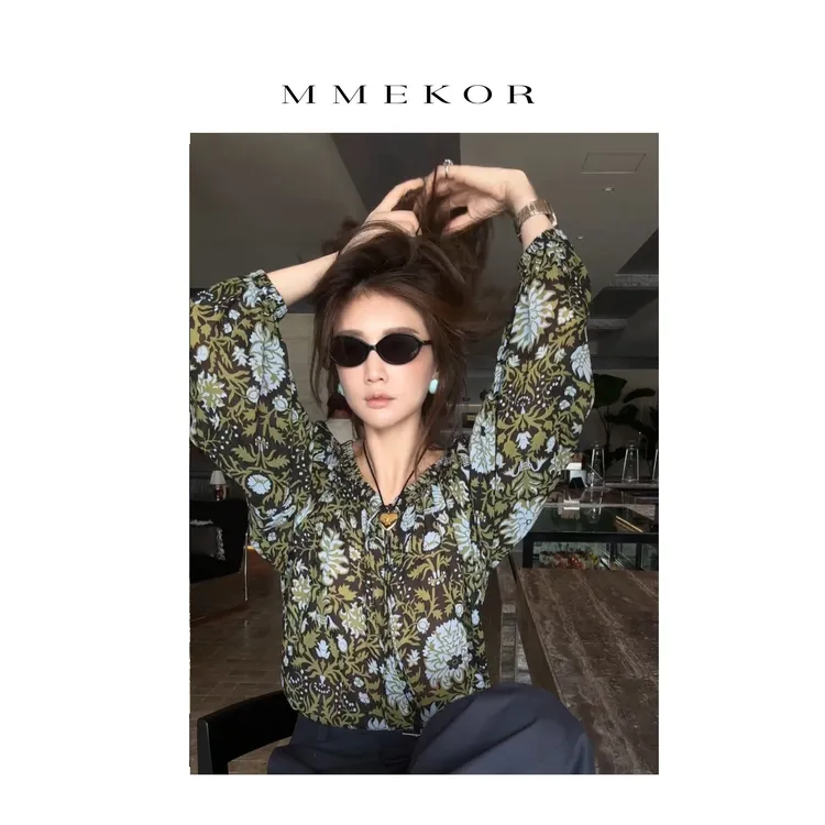 MMEKOR “曼陀罗”衬衫 新款艺术先锋长袖上衣 87885
