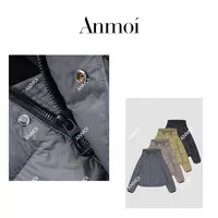 ANMOIII'春和景明'冬季保暖羽绒服白鸭绒连帽外套2024款女羽绒服