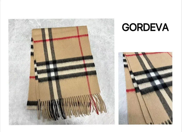 【周雪儿】秋冬时尚百搭热力感超细双面绵羊毛经典英伦格子围巾