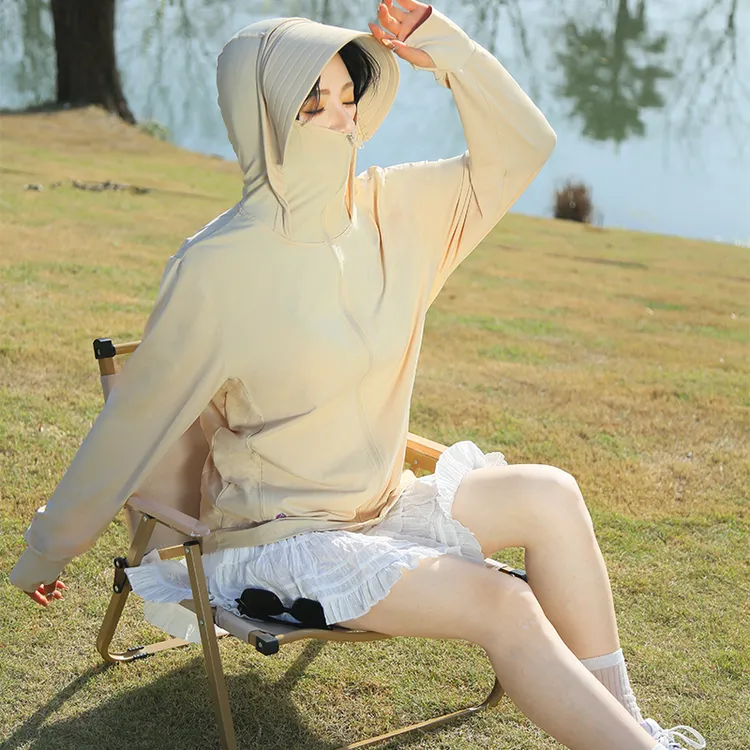 夏季新款顶配UPF200+冰丝防晒衣女款防紫外线外套户外透气防晒服