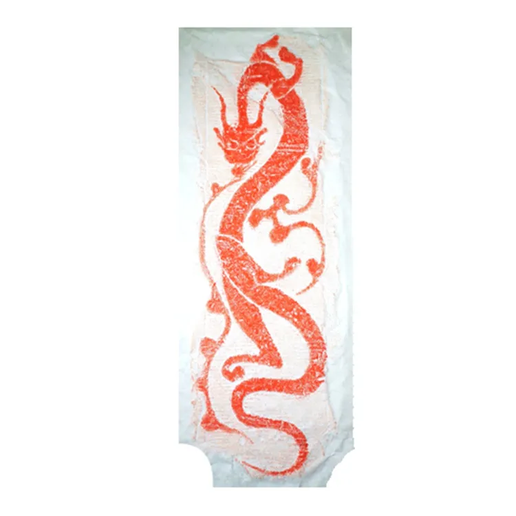 家居饰品 《龙行九天》高90宽30厘米，用纸高140宽70中式