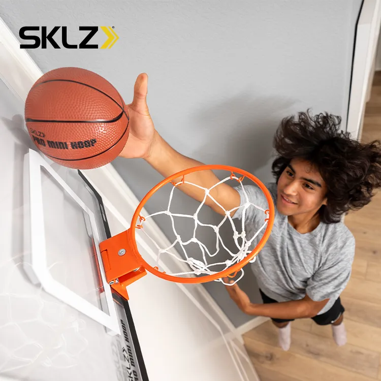 SKLZ正品壁挂式篮球架免打孔家用成人儿童小篮球筐扣篮投篮架移动