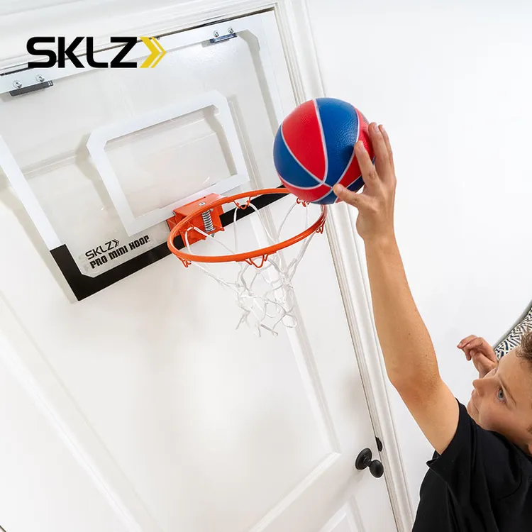 SKLZ进口迷你篮球泡沫填充中小学训练室内篮球训练小孩拍拍球橡胶