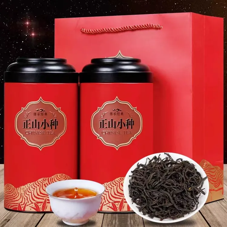 【推荐新茶】红茶正山小种浓香型250克/500克罐装礼盒装茶叶醇厚