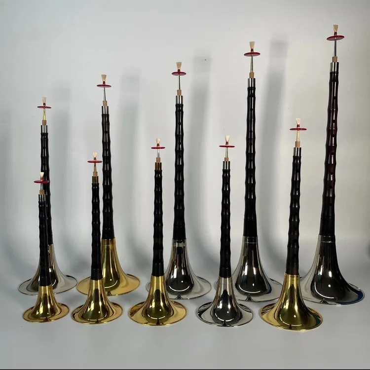 明轩坊第二品牌<京乐斋>唢呐普及型初学级黑檀木红木唢呐吹奏通畅