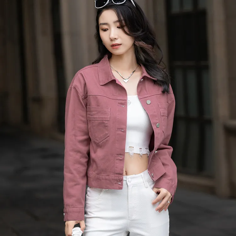 高档牛仔外套女款爆款2025新款秋季外穿洋气时尚短款上衣长袖百搭