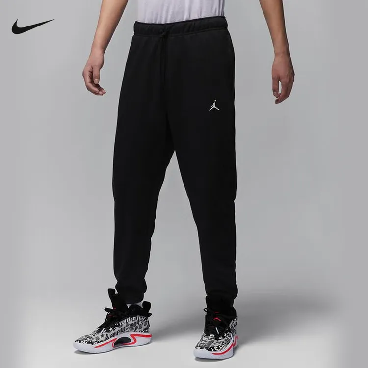 Jordan耐克DRI-FIT男子速干针织运动长裤收口休闲卫裤FV8609-010