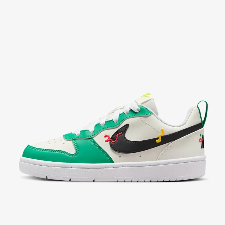 Nike Court 时尚撞色GS运动鞋复古经典板鞋 HF5750-101