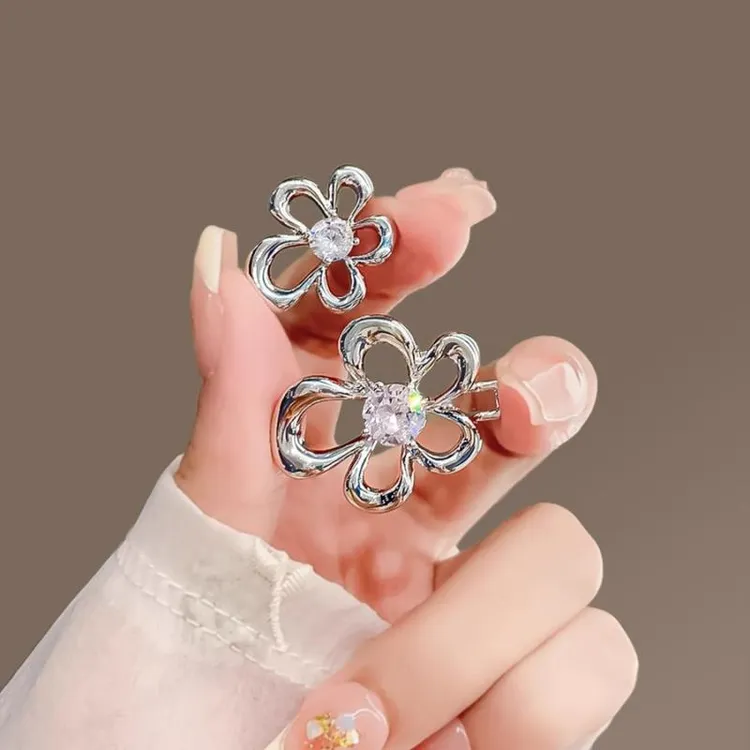 合金胸针 简约花朵胸针收腰扣裤头腰围改小收紧裤腰调节固定纽扣