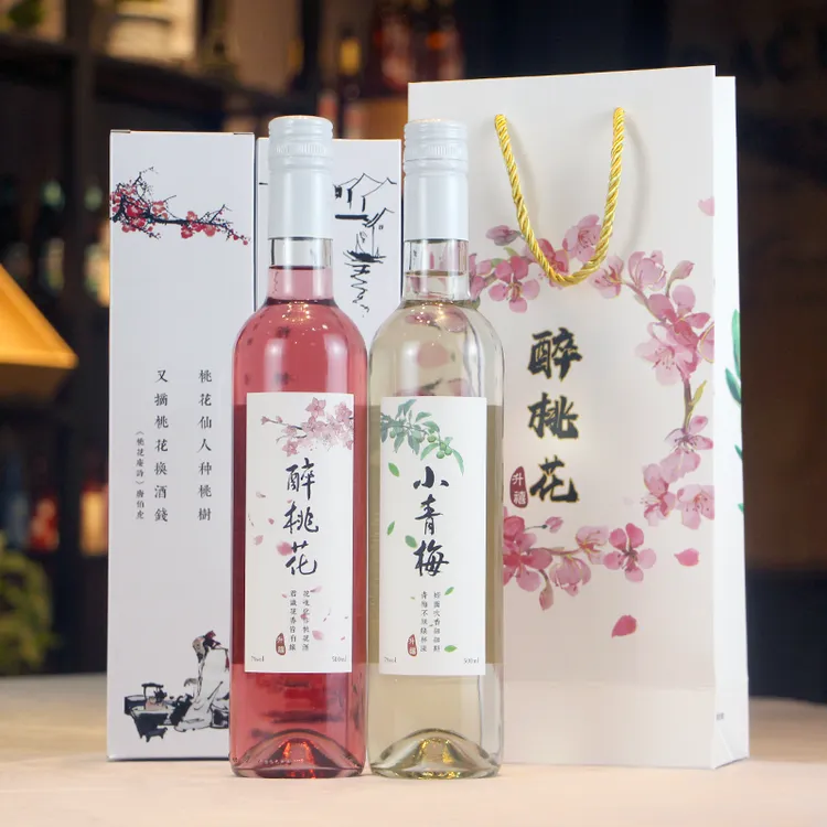 升禧花果酒桃花青梅桂花荔枝水果配制酒