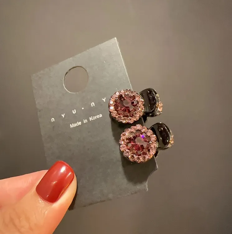 韩版施家钻小抓夹网红款刘海发夹时尚公主夹迷你款碎发夹顶夹发饰