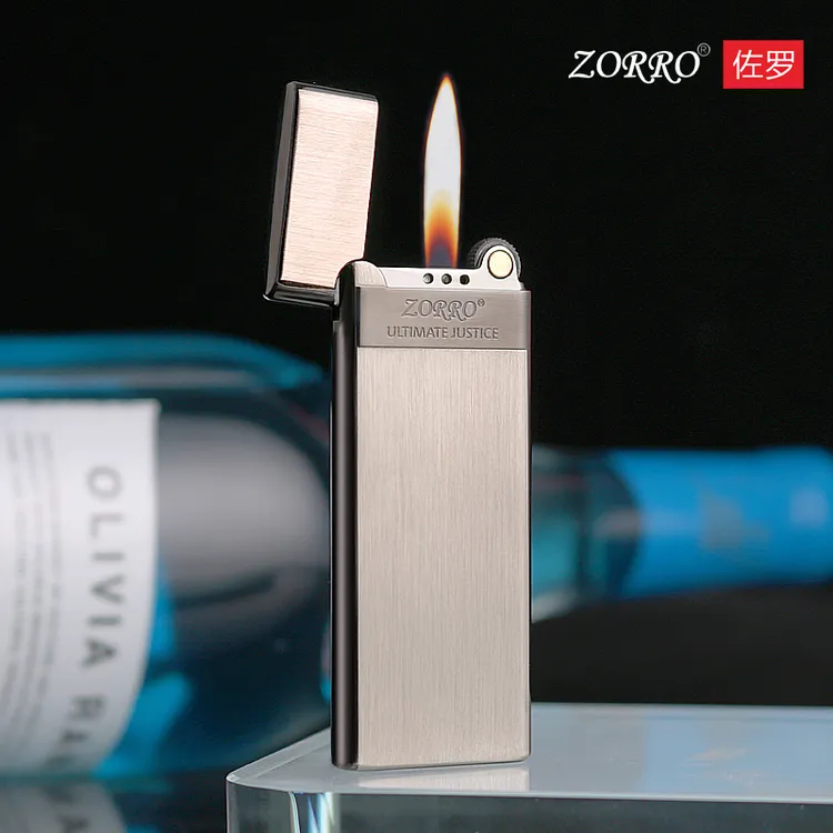 佐罗Z636纯铜超薄直冲打火机男士原装复古个性创意小巧迷你