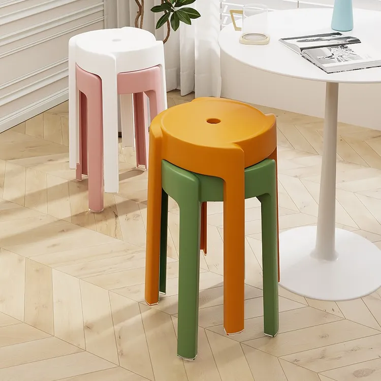 【大旋风】凳子家用可叠放加厚高板凳出租房餐桌备用风车胶凳