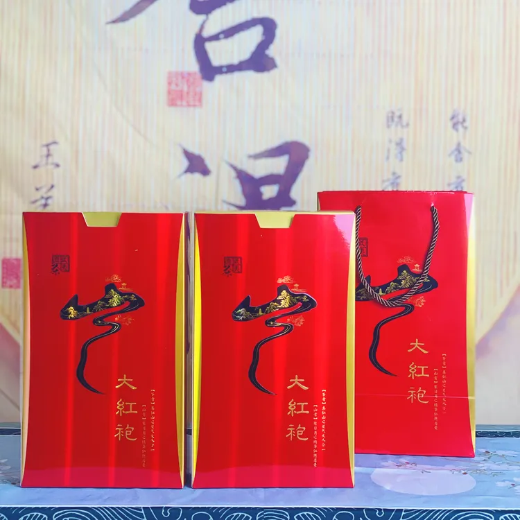 半岩堂 浓香型大红袍武夷山岩茶春季果香金奖大红袍山水抽拉一斤