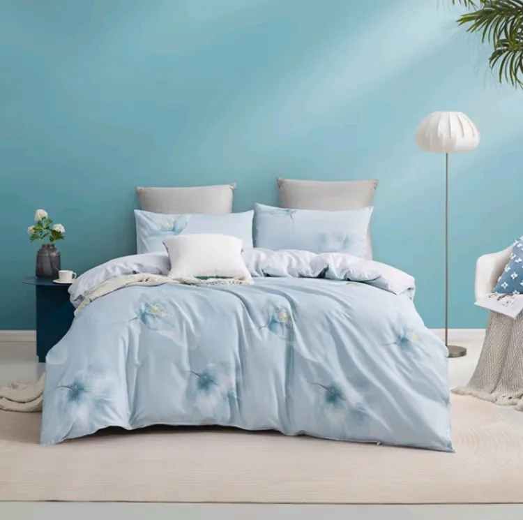 纯棉四件套时尚大气床单被罩枕套全棉 浮生墨香 200*230cm