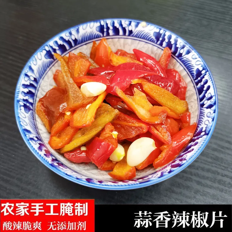 安徽枞阳特产农家手工红辣椒片剁椒咸香脆爽食用开胃下饭菜散装