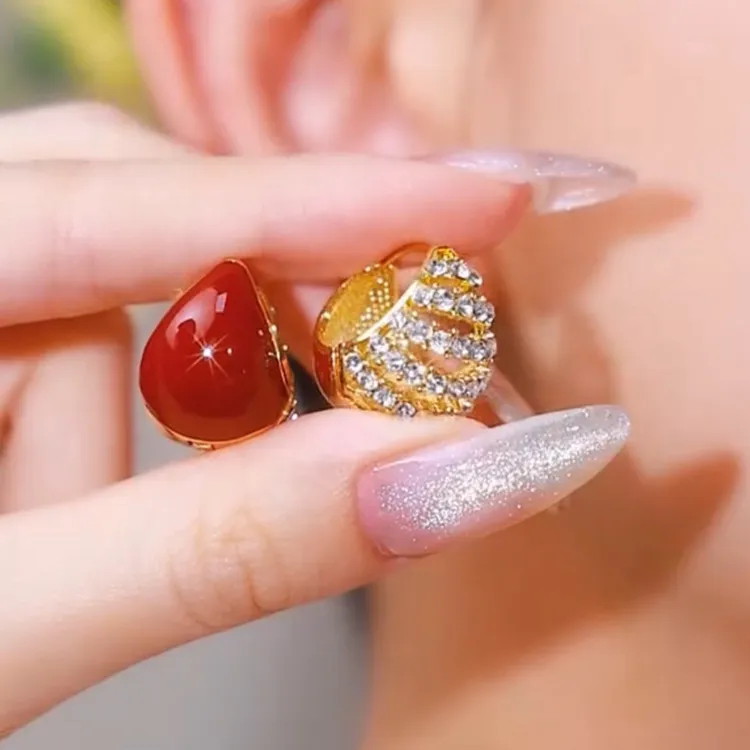 【双生恋】  秋冬新款轻奢双面水滴-637