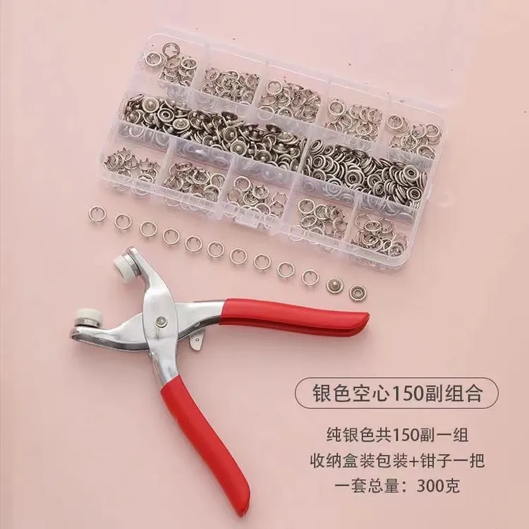 免缝按扣 隐形五爪扣套装百搭暗扣子母扣YID扣  子手工制作工具商品图