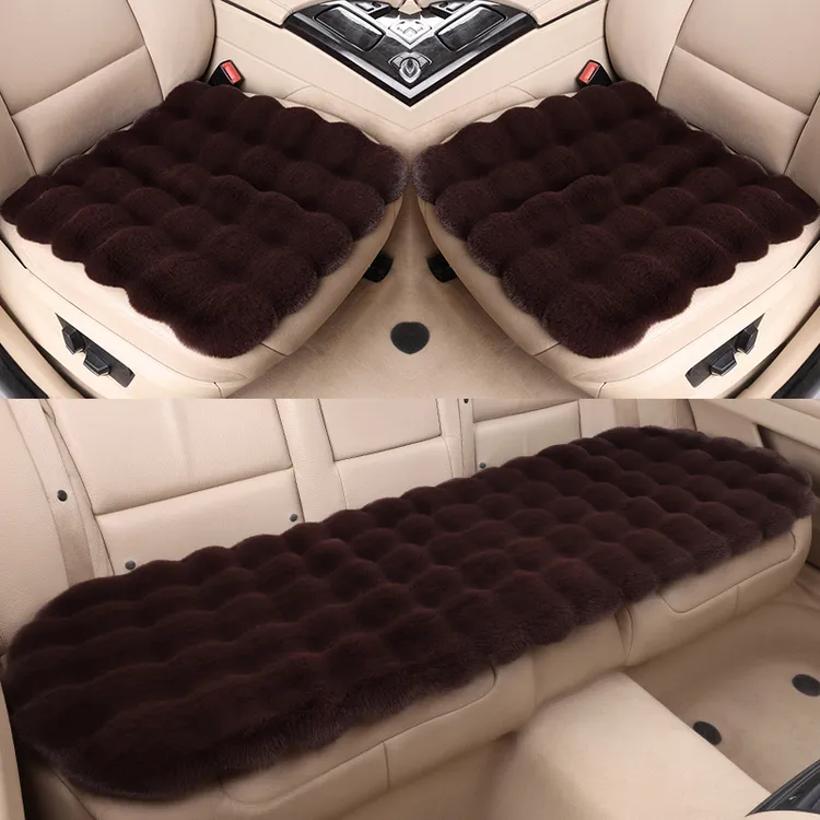冬季泡泡绒汽车坐垫加厚保暖