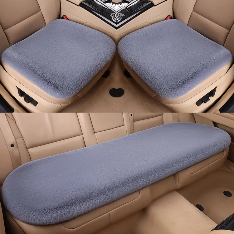 汽车冬季加厚保暖毛绒坐垫